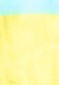旅行のフォトブックスタンプ素材：背景・黄色・水色・水彩