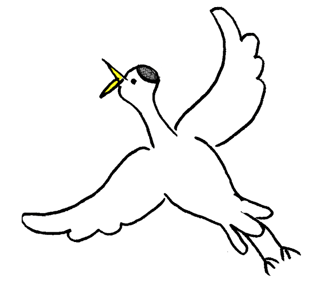 鶴・鳥：プレゼント・祖父母・敬老の日・お正月・誕生日・七五三・和風のスタンプ素材
