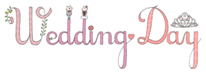 wedding・結婚式・タイトルタイトル：フォトブックスタンプ素材